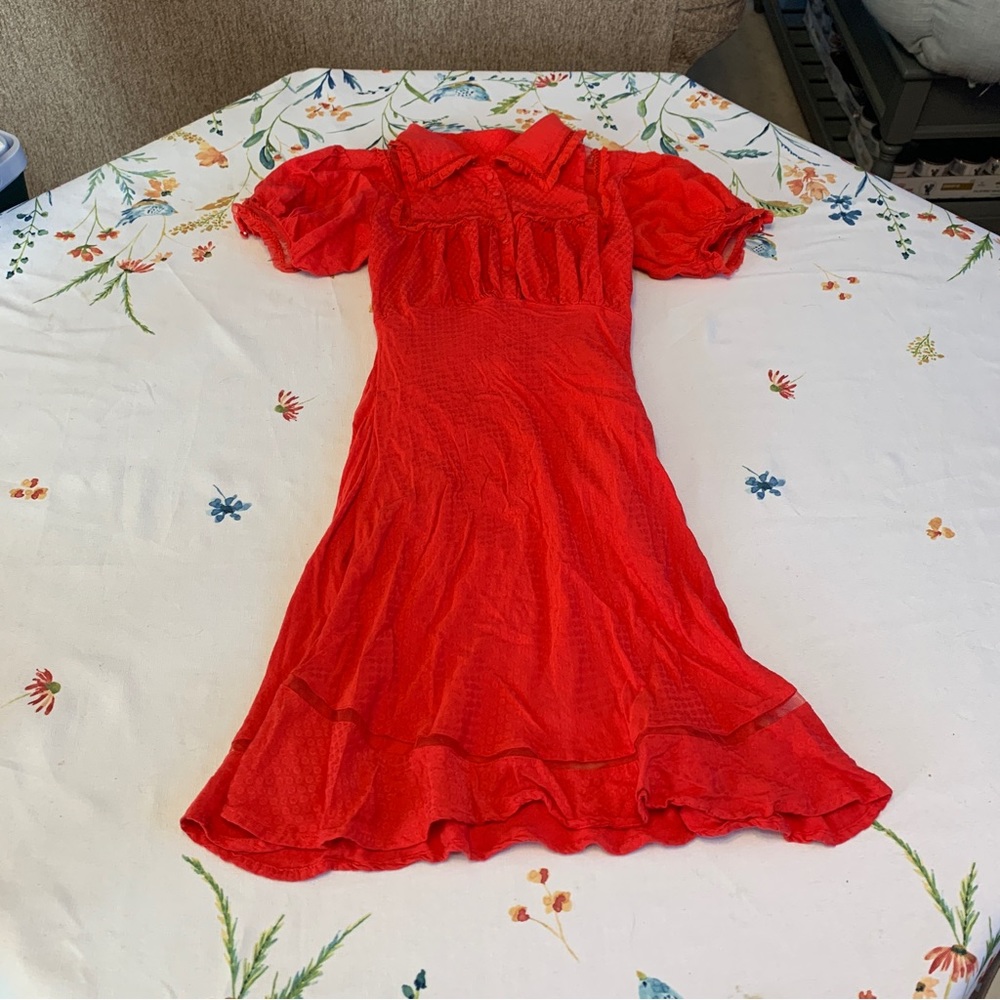 Free People Warm Glow mini dress size XS